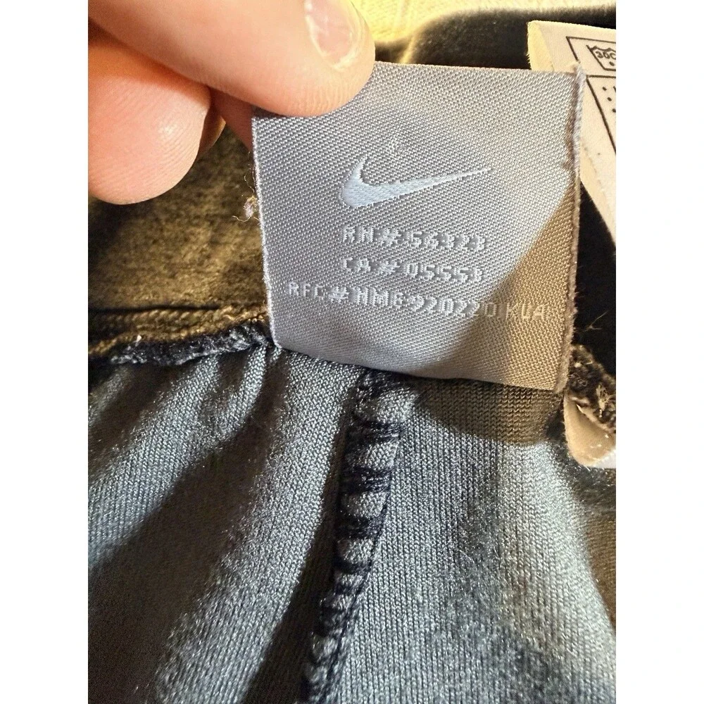 Nike Pants Womens Medium Gray Velour Flare Sweatpants Zip Low Rise Y2K